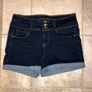 Wax Jean cuffed jean shorts